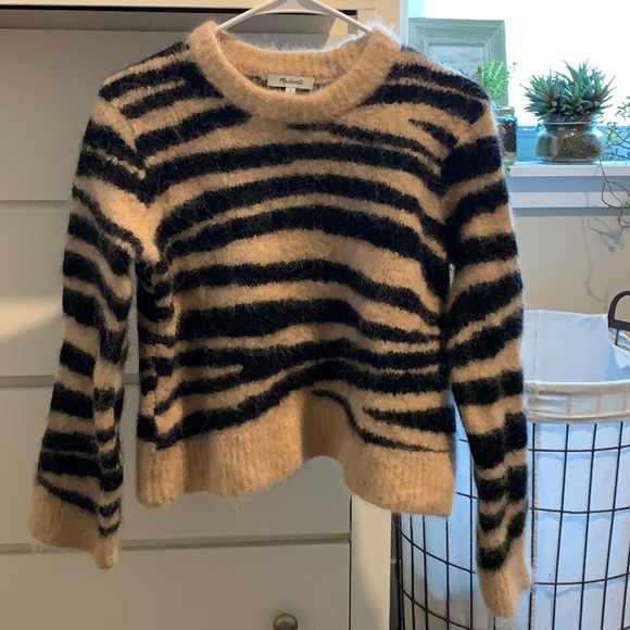 Madewell Sweaters - MADEWELL Tiger Print Sweater